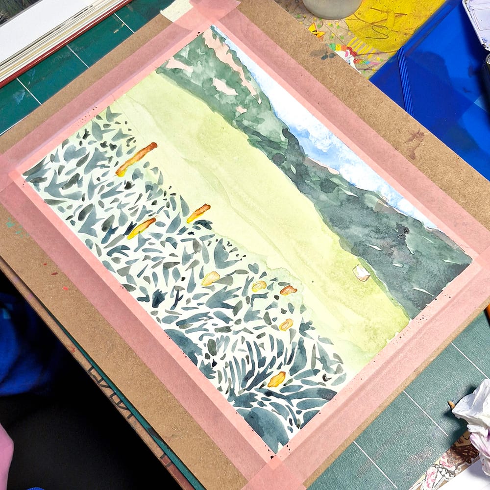 Œuvre de Anna-Maria, élève de l'atelier Dessin-Provence