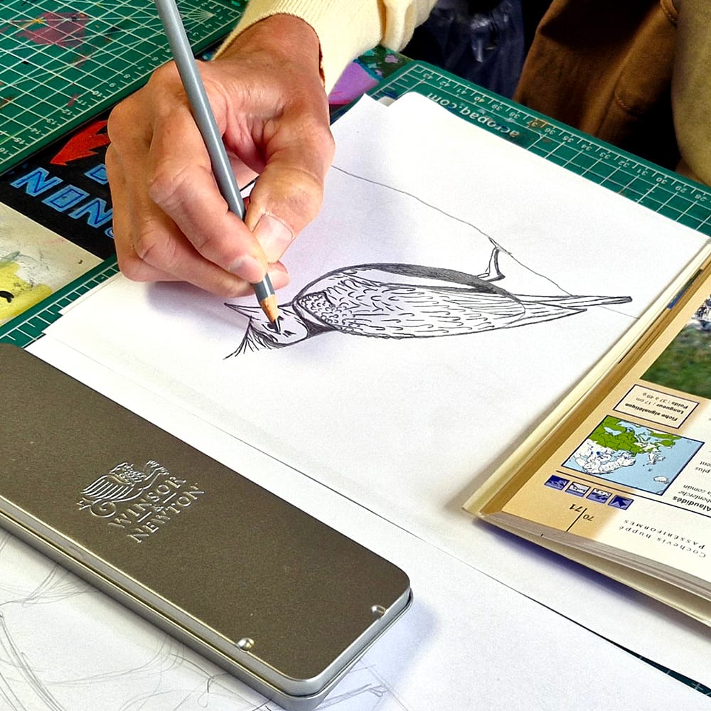 Œuvre de Estelle Peroni, élève de l'atelier Dessin-Provence