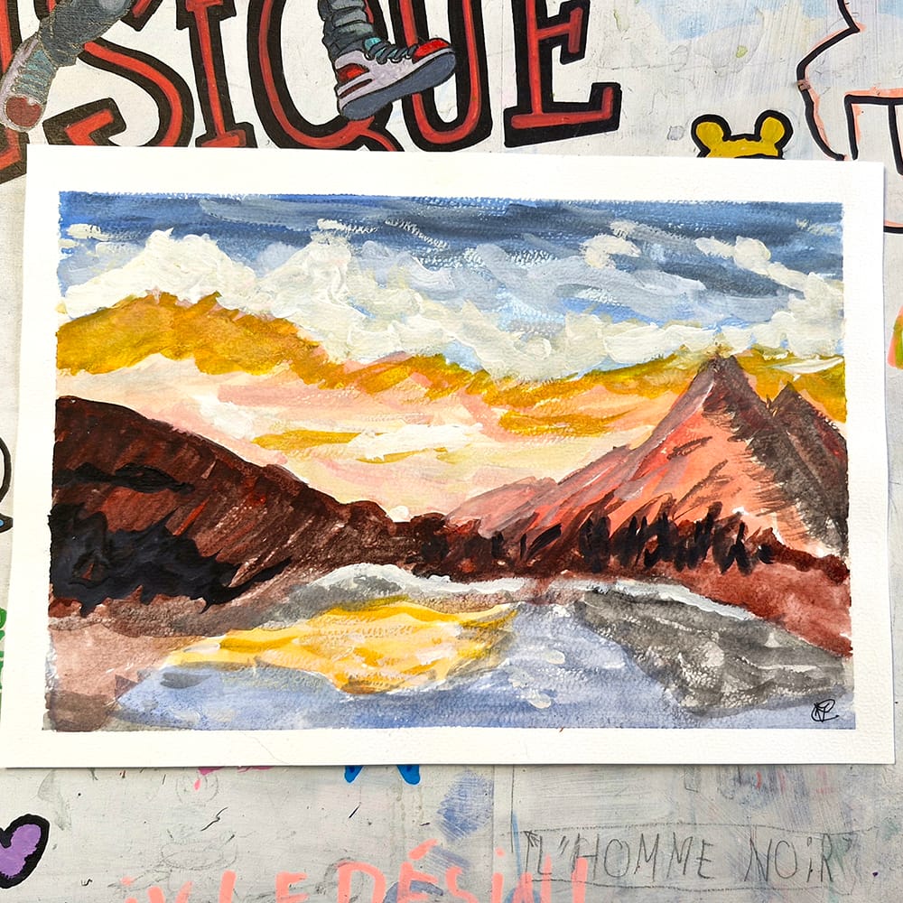 Œuvre de Ida de Kruiff, élève de l'atelier Dessin-Provence