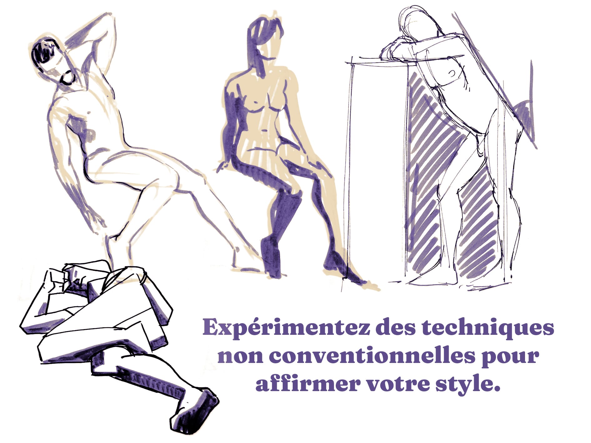 Dessins de Timothée Rouxel, réalisés à l'atelier, 2 sur 5