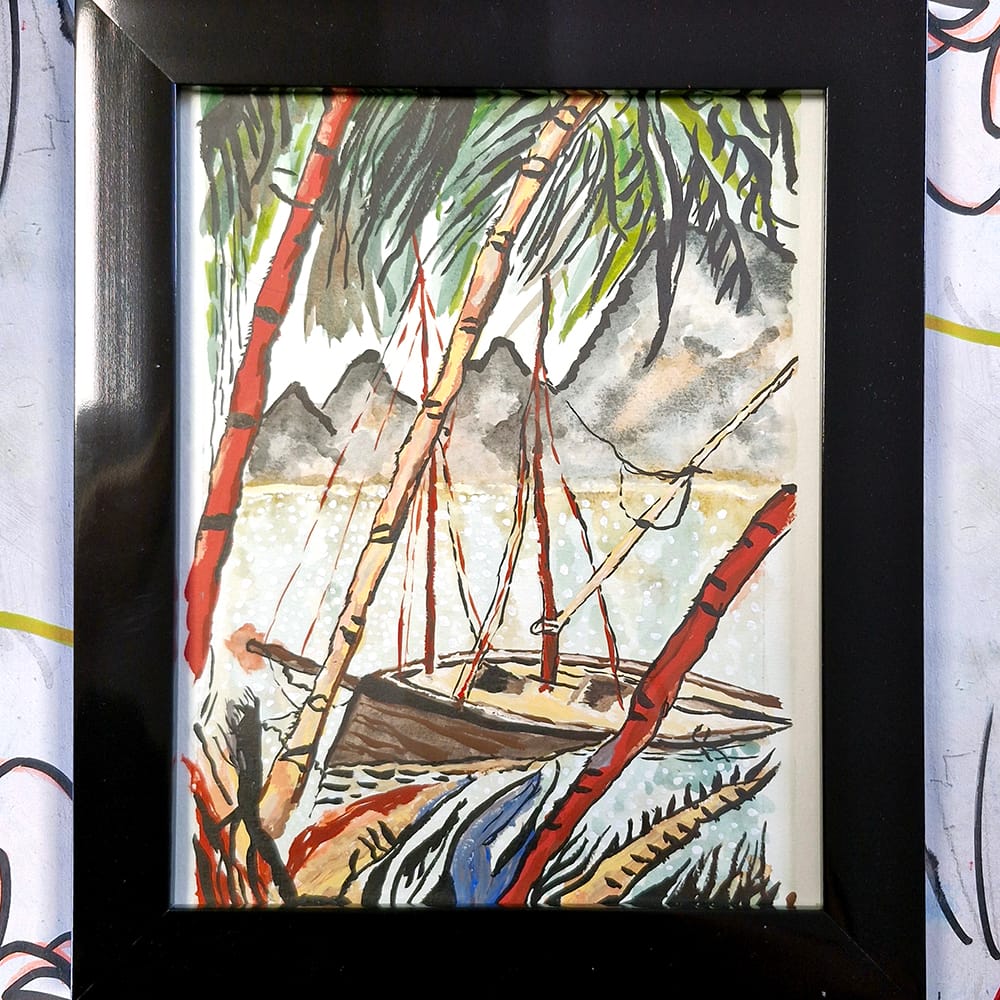 Œuvre de Ida de Kruiff, élève de l'atelier Dessin-Provence
