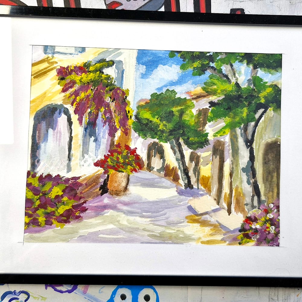 Œuvre de Ida de Kruiff, élève de l'atelier Dessin-Provence