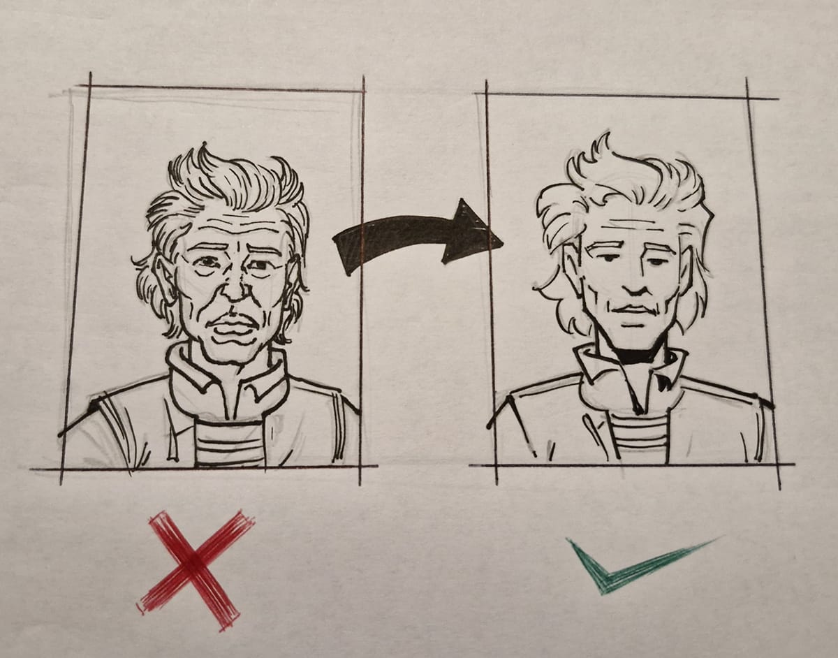 Un bon dessin peut être agrandi