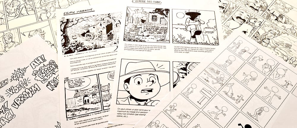 Stage de BD à la médiathèque de Gréoux-les-Bains